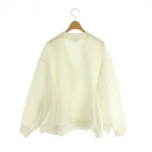 nagonstans 24SS curve drape cardigan カーディガン M 白 /MI OS SH