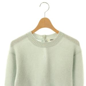 AURALEE BRUSHED RASCHEL MOLE KNIT PULLOVER 1