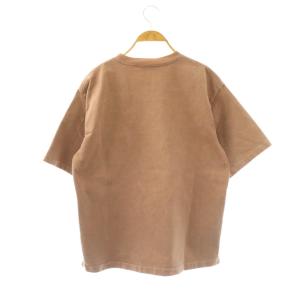 AURALEE コットン Tシャツ カットソー 半袖 3 ブラウン /HK OS