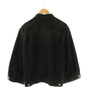 sacai 24-07134 デニムポンチョ ジャケット 1 ブラック
