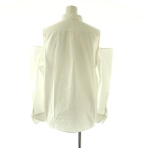 HYKE 25SS OXFORD B D SHIRT ボタンダウンシャツ オープンショルダー 1 ホワイト /DF
