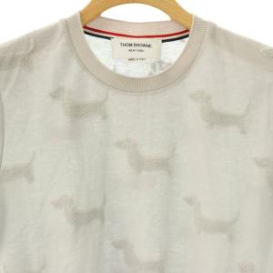 THOM BROWNE ドッグ半袖Tシャツ 38 グレー