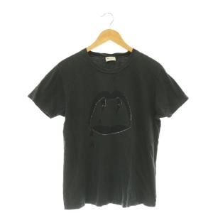 Tシャツ カットソー 半袖 S チャコールグレー マルチカラー /DO OS