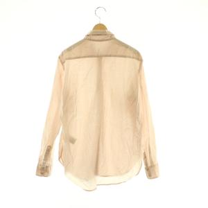 L'Appartement CTN LAWN SHIRTS カラーシャツ コットン 長袖 ピンク /HS OS