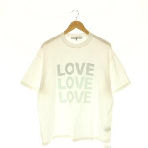 × ロンハーマン LOVE LOVE LOVE Tee Tシャツ カットソー 半袖 XS ホワイト マルチカラー