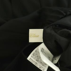Grace Class ボックスプリーツパンツ ワイド ジップフライ ワンカラー 無地 36 黒 ブラック 0225311013