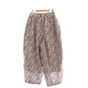 HARVESTY A12507-1 コットン花柄ローンイージーサーカスパンツ バルーン 1 ピンク マルチカラー /ES