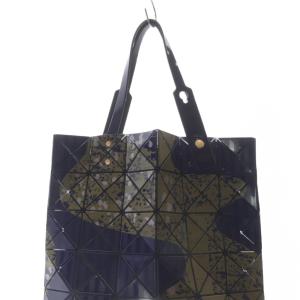 BAOBAO ISSEY MIYAKE RYUSUI トートバッグ ネイビー ブラウン BB81-AG643