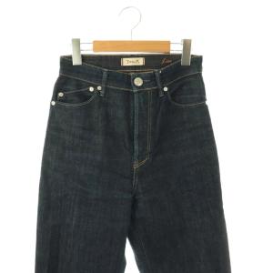 YANUK ボーイズストレートLEAデニム ジーンズ ジッパーフライ 25 インディゴブルー /DO OS