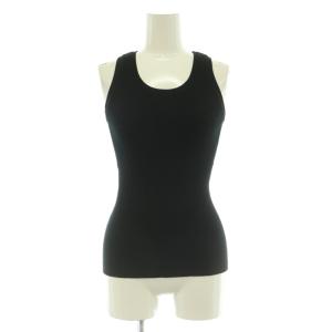 GIZA HIGH GAUGE RIB KNIT TANK ギザハイゲージリブニットタンクトップ Uネック