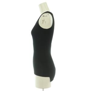 AURALEE GIZA HIGH GAUGE RIB KNIT TANK ギザハイゲージリブニットタンクトップ Uネック