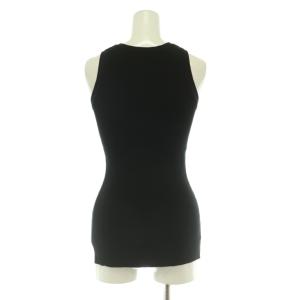 AURALEE GIZA HIGH GAUGE RIB KNIT TANK ギザハイゲージリブニットタンクトップ Uネック