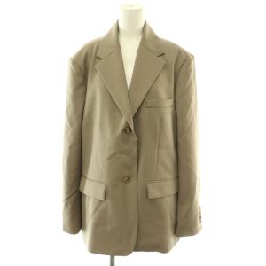26SS Angelico Oversized テーラードジャケット 36 モカ