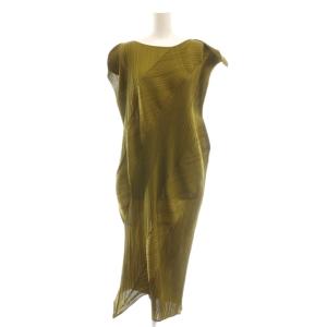 イッセイミヤケ 24SS PP41JH485 KOMBU プリーツワンピース