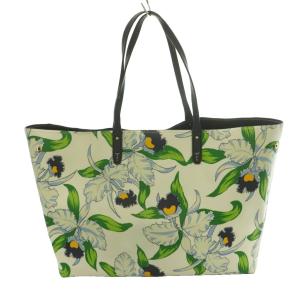TORY BURCH ケリントン Kerrington トートバッグ ハンド ボタニカル柄 マルチカラー 白 ホワイト 緑 グリーン