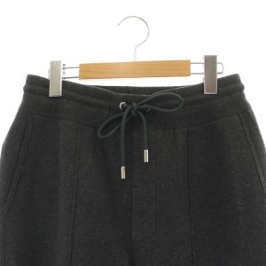 CABaN コットンカシミヤ パンツ ニット イージー S ダークグレー /HK OS