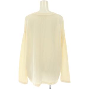 gelato pique 26SS セットアップ スカーフDOG柄 ワンポイント ロンT カットソー ロングパンツ F アイボリー
