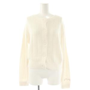 gelato pique 24SS スムーズィーリブカーディガン 長袖 リブロングパンツ セットアップ F オフホワイト /HK