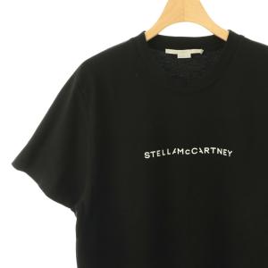STELLA McCARTNEY ロゴ Tシャツ カットソー 半袖 XS ブラック ホワイト /ES OS