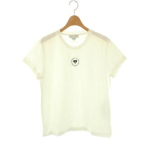 ロゴ Tシャツ カットソー 半袖 XS ホワイト /HK OS