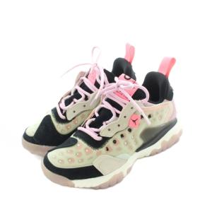 NIKE JORDAN DELTA 2 スニーカー 22.5cm ベージュ ブラック ピンク ドット柄