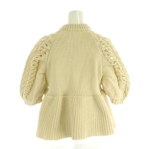 TODAYFUL 26SS Puffsleeve Knit Tops ニット セーター クロップド F アイボリー /DF