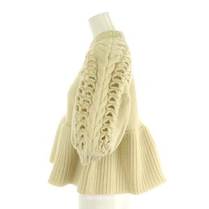 TODAYFUL 26SS Puffsleeve Knit Tops ニット セーター クロップド F アイボリー /DF