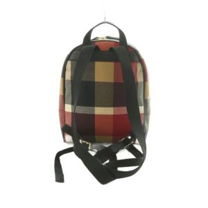 BLUE LABEL CRESTBRIDGE クレストブリッジチェックP リュックサック デイパック チェック柄 赤 黒 ベージュ /MI OS