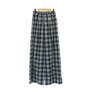 26SS Multi-Color Easy Check Pants ワイドパンツ イージー チェック ハイウエスト