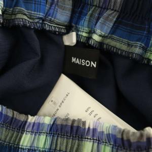 MAISON SPECIAL 26SS Multi-Color Easy Check Pants ワイドパンツ イージー チェック ハイウエスト