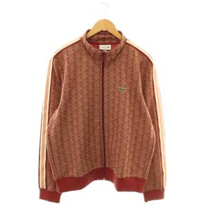モノグラムジャカードトラックジャケット XL ライトブラウン