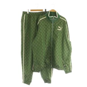 PLAYERS LOUNGE T7 ウーヴントラックスーツ セットアップ ジャージ 総柄 ジャケット パンツ