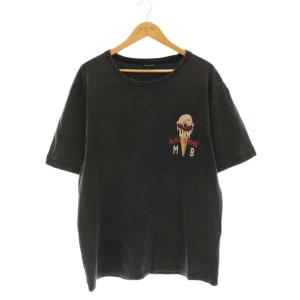 BLACK SUNDAE Tシャツ カットソー プリント 半袖 L チャコールグレー /HS OS SH