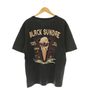 MILKBOY BLACK SUNDAE Tシャツ カットソー プリント 半袖 L チャコールグレー /HS OS SH