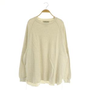 RAGLAN L/S Tシャツ ドゥーズィエムクラス取扱 ロンT オーバーサイズ M ベージュ /MY
