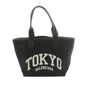 BALENCIAGA トートバッグ アイボリー/ブラック ジャンボ キャンバストートバッグ ロゴプリント ブラック 692068（2026
