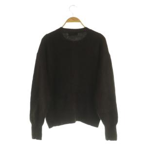 SLOBE IENA 24AW フォックスウールカシミヤプルオーバー ニット セーター 長袖 ブラウン /MY OS
