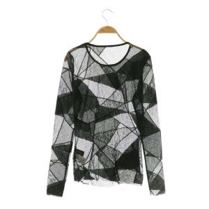 LIMI feu 25SS GEOMETRIC NET SLIM LONG SLEEVE T-SHIRT Tシャツ カットソー