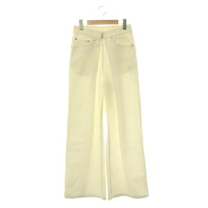 フロントホックワイドデニムパンツ ジーンズ 6 白 JLSW-15 /CX OS