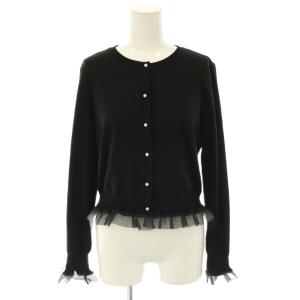 44142 24年 Cardigan Blossom シルク 40 ブラック