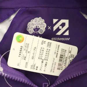 ScoLar ×anonenone ジップアップ ジャケット 切替 M パープル /HK OS
