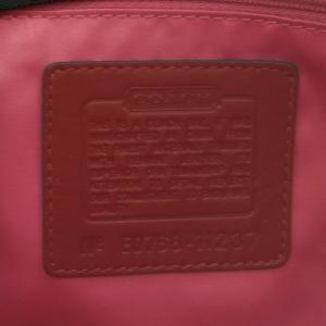 COACH トートバッグ シグネチャー キャンバス レザー ベージュ レッド 11237 /YO9