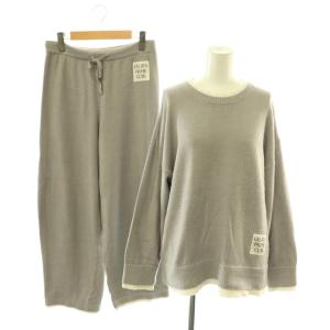 パジャマ ルームウェア レイヤードホットスムーズィー セットアップ パンツ F グレー /SY OS