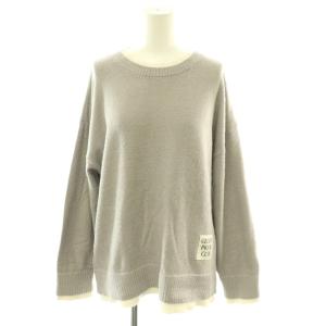 gelato pique パジャマ ルームウェア レイヤードホットスムーズィー セットアップ パンツ F グレー /SY OS