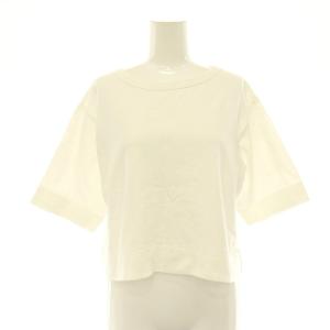 25AW クロップドTシャツ カットソー ラウンドネック 白 ホワイト /SY OS
