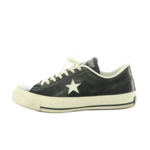 ONE STAR J ローカットスニーカー シューズ 9 27.5cm 黒 白 /MI OS AD