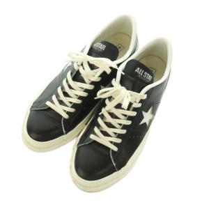 CONVERSE ONE STAR J ローカットスニーカー シューズ 9 27.5cm 黒 白 /MI OS AD