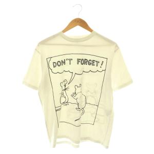 DONT FORGET プリント Tシャツ カットソー 半袖 XXS 白 ホワイト /SY OS SH