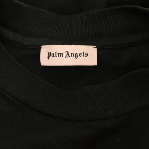 PALM ANGELS イーグル ルーズ Tシャツ 半袖 プリント S ブラック /MY OS SH