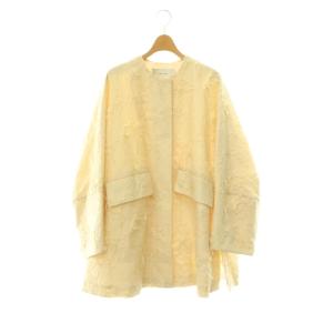 25SS コットンカットジャガードジャケット 38 アイボリー